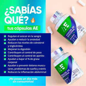 AE- Cápsulas Vinagre de Manzana + Magnesium