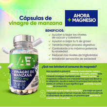 Load image into Gallery viewer, Summer Kit: 1 Frasco de AE Cápsulas de Vinagre + Magnesio y 1 Spread &amp; Sweat Gel
